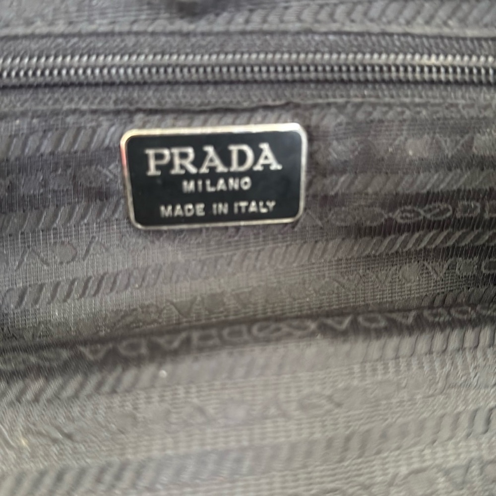 Prada Elegant Black Nylon Handbag - Picture 4 of 4